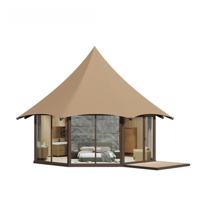 Factory Direct Outdoor Vacation Hotel Camping Moldproof Family Hotel Tent