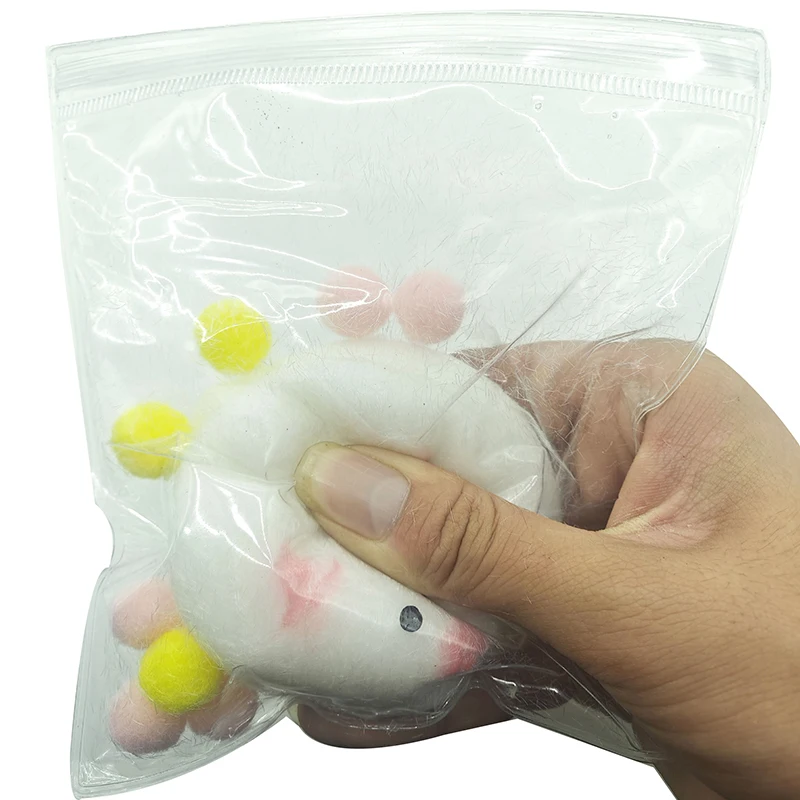 Jouets en peluche Squishy Kawaii pour enfants, simulation de chat Dundun, jouets de pincement, flocage de gros chat, chat porte-bonheur mignon, cadeau souligné Charleroi Eve