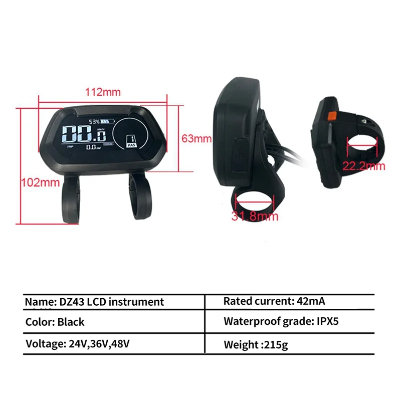 M87K E-Bike Display…