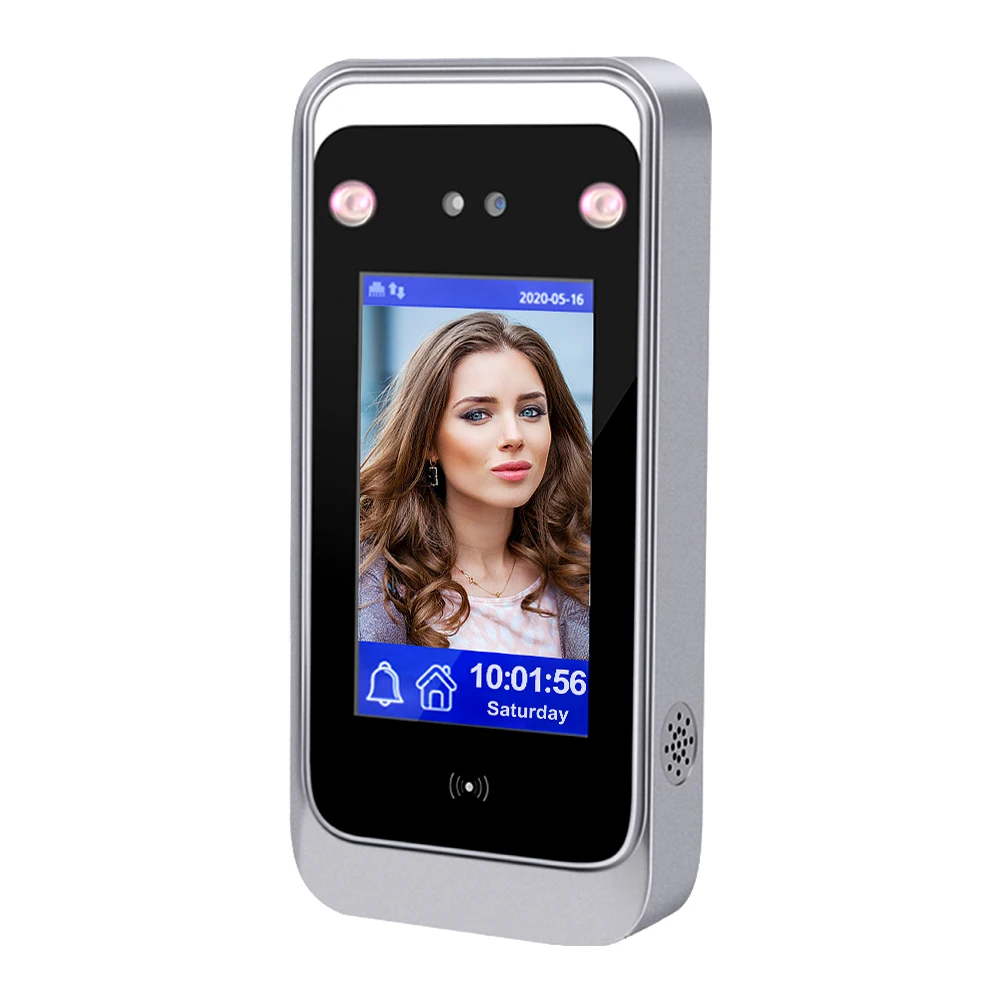 4.3inch HD Biometric Face Facial Recognition Doorman Door Lock Access Control System TCP/IP Wifi Attendance Machine 2000 Users