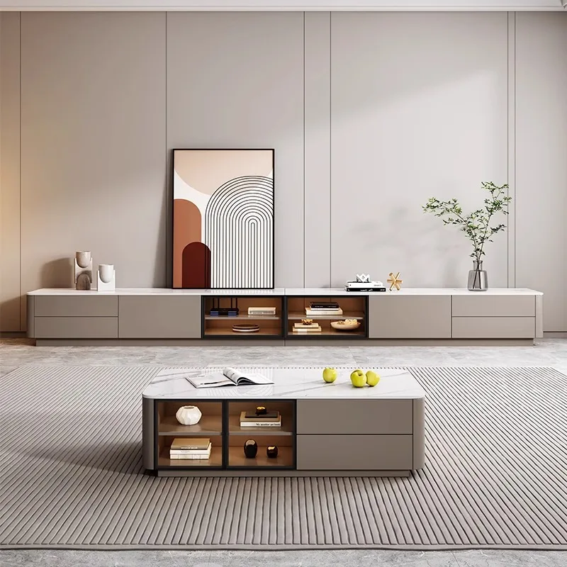 

Monitor Floor Tv Stands Minimalist Movies Aesthetic Filing Tv Table Storage Luxury Modern Designer Archivadores Home Furniture