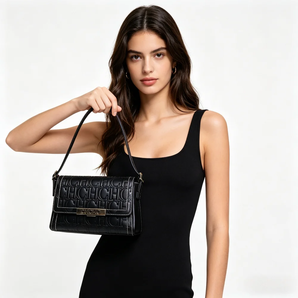 CHHC Women Bags New Crossbody Square Bag Light Luxury Lady Shoulder Casual Stylish Tote Handbag Fashion Purse