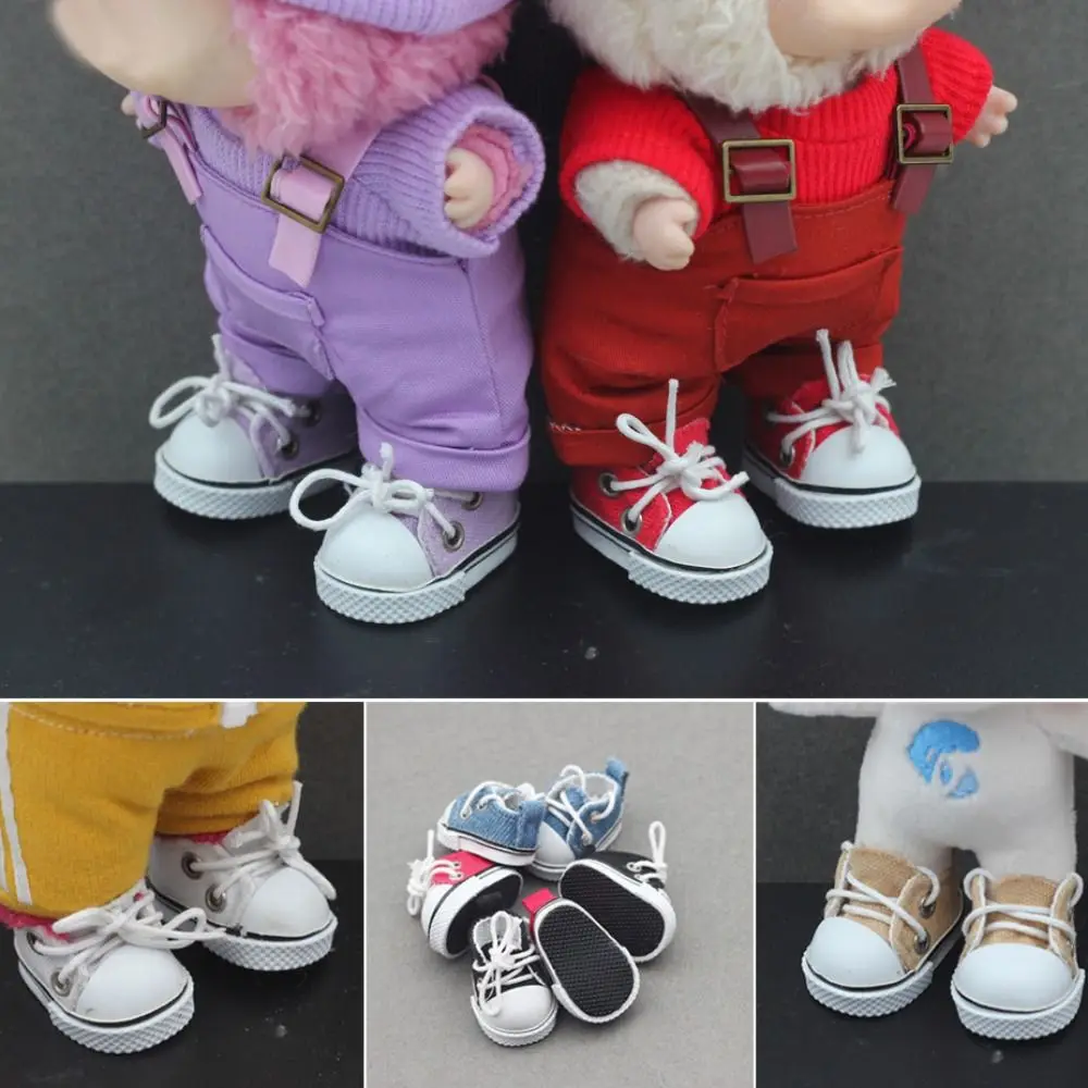 

Hobbies 3.5*2cm 17cm Shoes Hand-made Multiple Styles Canvas Shoes DIY Accessories Dolls Shoes for