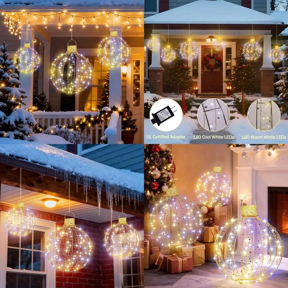 Set Of 3 Hanging Le… - image