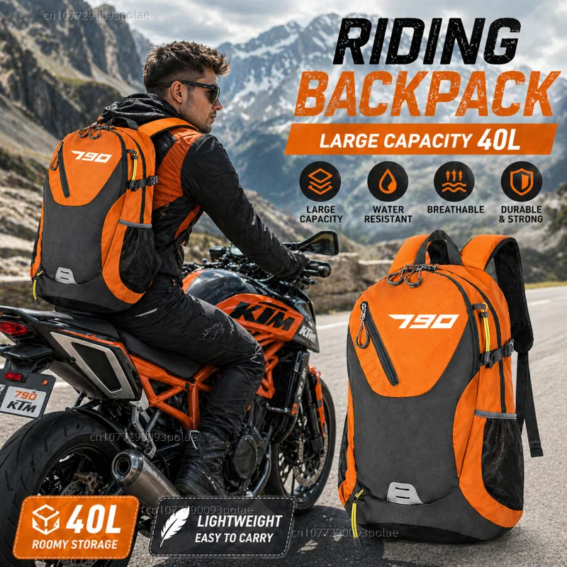 

For KTM 890 1090 1190 ADVENTURE / R 790 ADVENTURE / S / R Duke 790 890 Racing travel Men waterproof Backpack Bag Motorcycle Gift