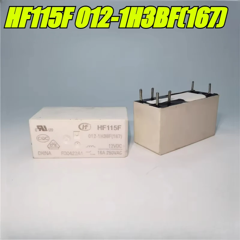 （Brand New Original）1pcs/lot 100% original genuine relay:HF115F 012-1H3BF(167) JQX-115F 6pins 16A