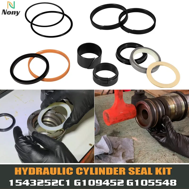 1543252C1 G109452 G105548 Hydraulic Cylinder Seal Kit 1.5”Rod & 3”Bore Fit for Case 350 350B 450 480C 480E 580C 580D 580E 550G