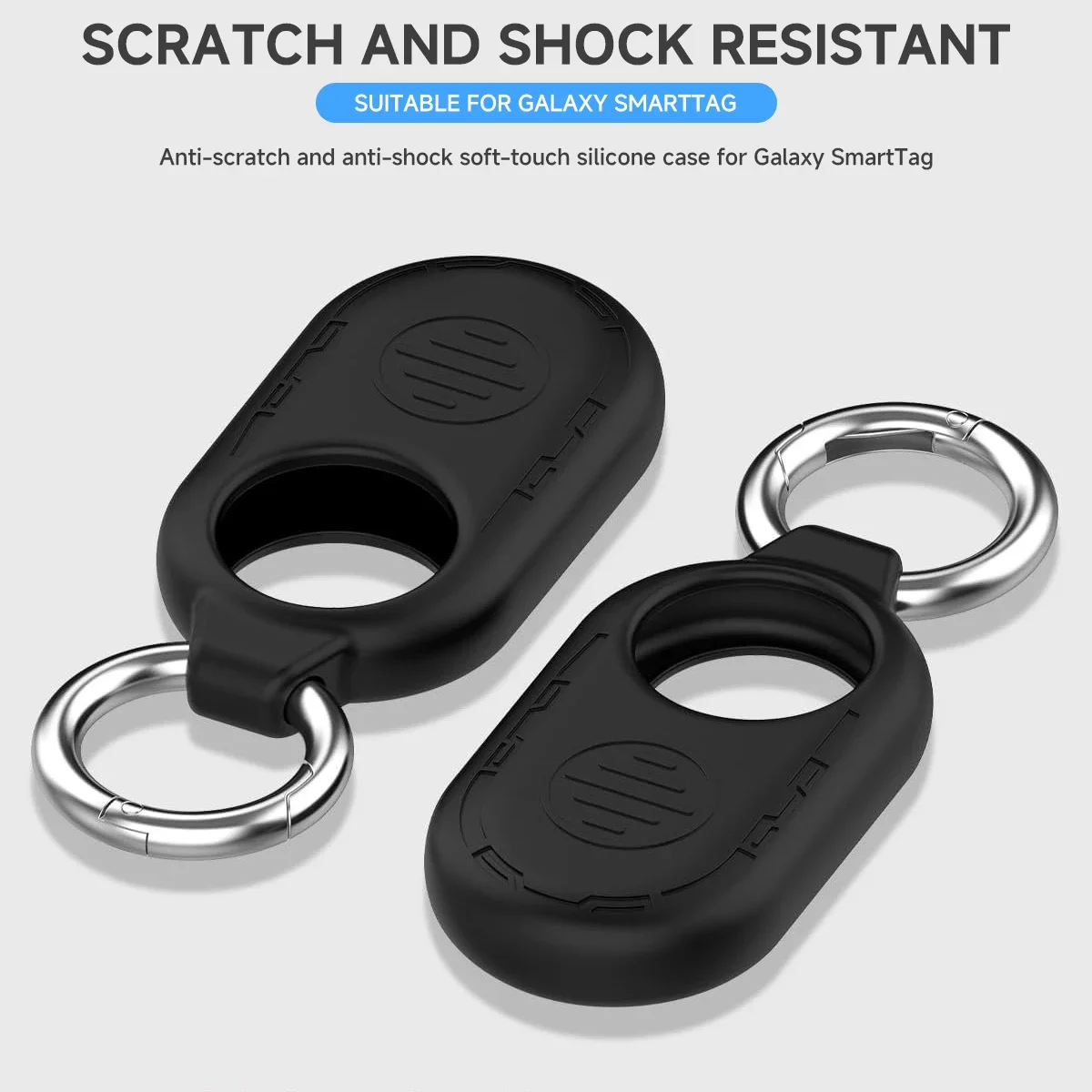 NEW For Samsung Galaxy SmartTag 2 Locator Case Keychain Antilost Cover Sleeve Protective Case For Smart Tag 2 Soft Silicone Case