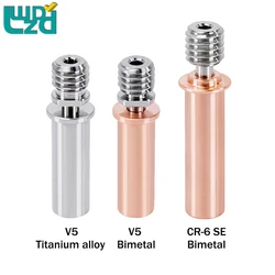 V5 titanyum alaşımlı bakır Heatbreak CR-6 SE Bimetal boğaz V5 bi-metal ısı mola için anymega Mega/Vyper/Chiron Hotend