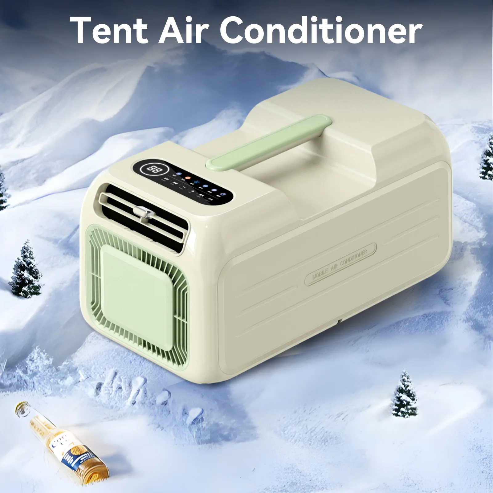 

Treeligo 220V 500W Outdoor Camping Air Conditioning AC Portable Electric Tent Air Conditioner For Car SUV RV Camper Motorhome