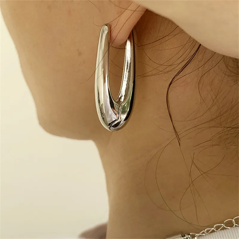 Oval Water Drop Earring For Women European American Style Personality Earrings Party Wedding Jewelry