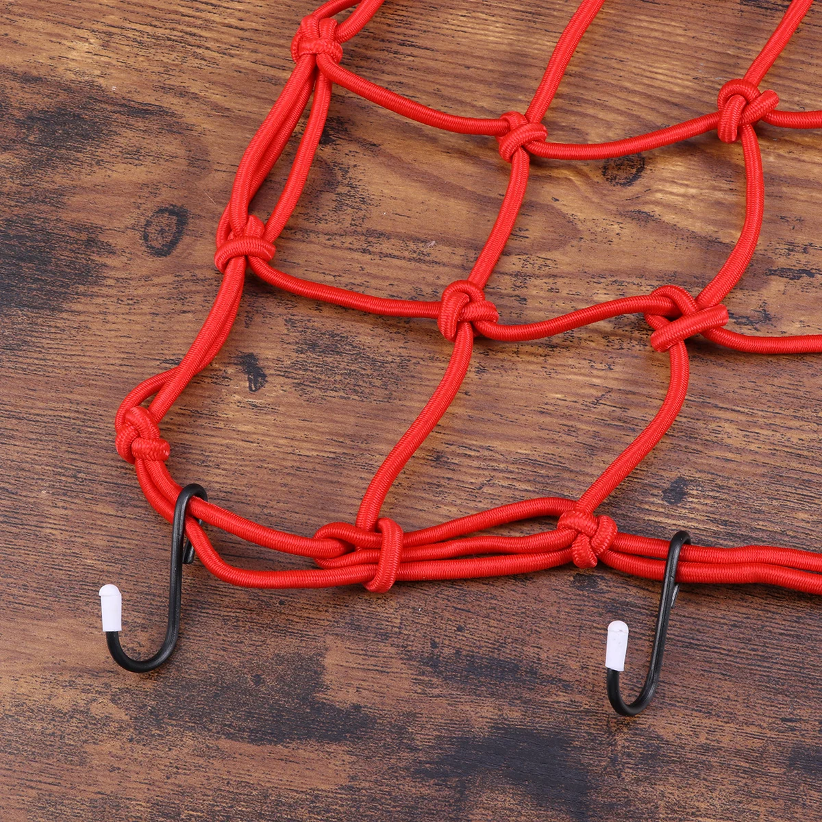 

Red Rear Frame Net Cover Heavy Duty Rubber Band Elastic Luggage Net For Motorcycle Storage Box Truck Bed Cargo