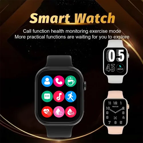 Imagen 2 del producto 2025 nuevo reloj inteligente para hombres Android IOS teléfono 1,73 ""pantalla Bluetooth llamada monitoreo de presión de oxígeno en sangre reloj inteligente mujeres