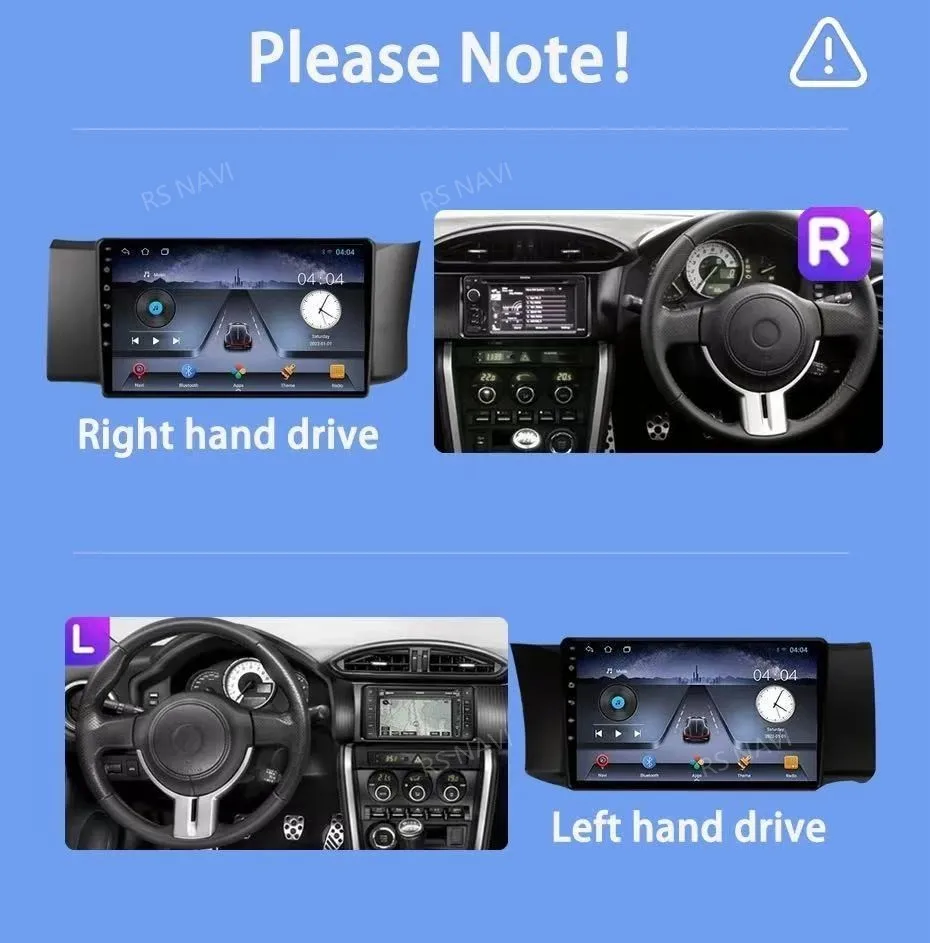 أندرويد 15 راديو السيارة Carplay لتويوتا GT 86 لسوبارو BRZ 2012 - 2016 الملاحة نظام تحديد المواقع مشغل وسائط متعددة ستيريو واي فاي + 4G BT DSP
