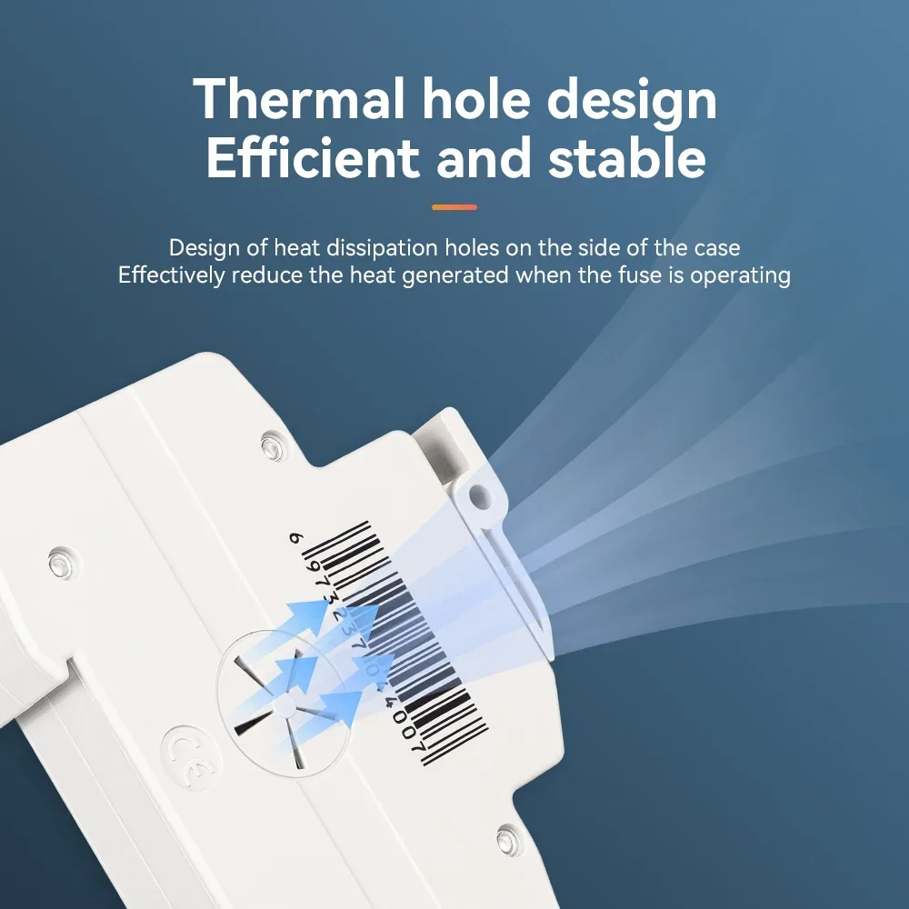 ETEK DC Solar Fuse Holder 1000V 1P 15A 20A 25A Photovoltaic Fuse Base Link PV System GPV 10x38mm DIN Rail EKF1-10PVH