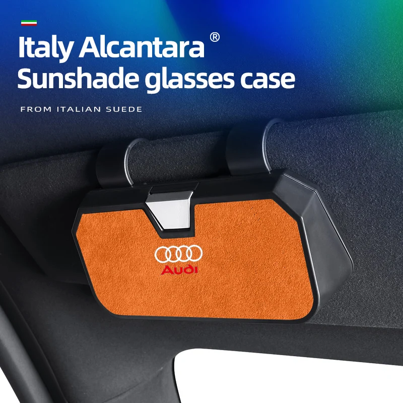 

Кожаный чехол для солнцезащитных очков Audi A3 A4 A5 A6 A8 Q2 Q3 Q7 Q6 Q6L SQ6 Q8 Q4 e-tron Q5 SQ5 Sportback 2025 General Motors