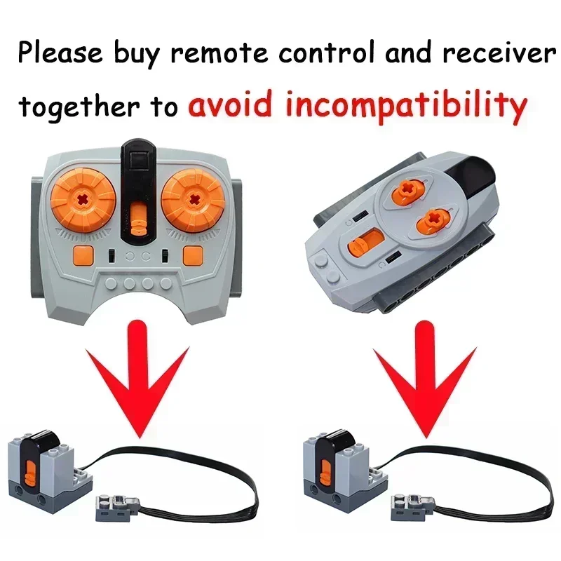 Technical Motors Parts Power Functions PF Model Sets Compatible Tarin Car Accessories Building Blocks MOC High-tech Bricks Toys