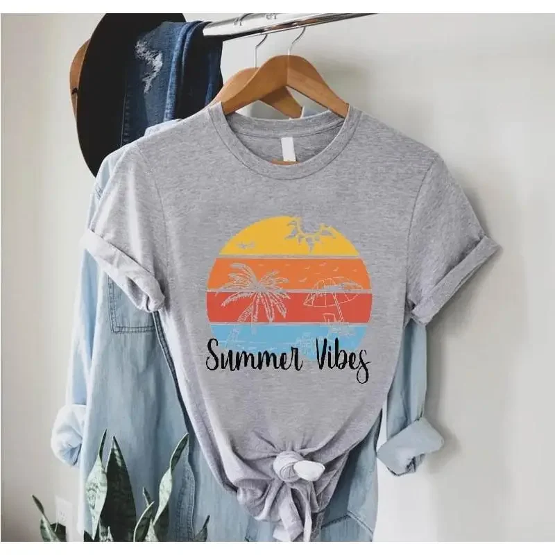 

Summer Vibes T Shirt Vacation Beach Vacay Hello Mode Family Trip