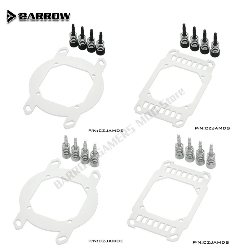 Barrow CPU Cooler Montaggio piastra posteriore Supporto Intel LGA 1700 /AMD CPU Water Block Accessori CZJ17S/CZJ17E