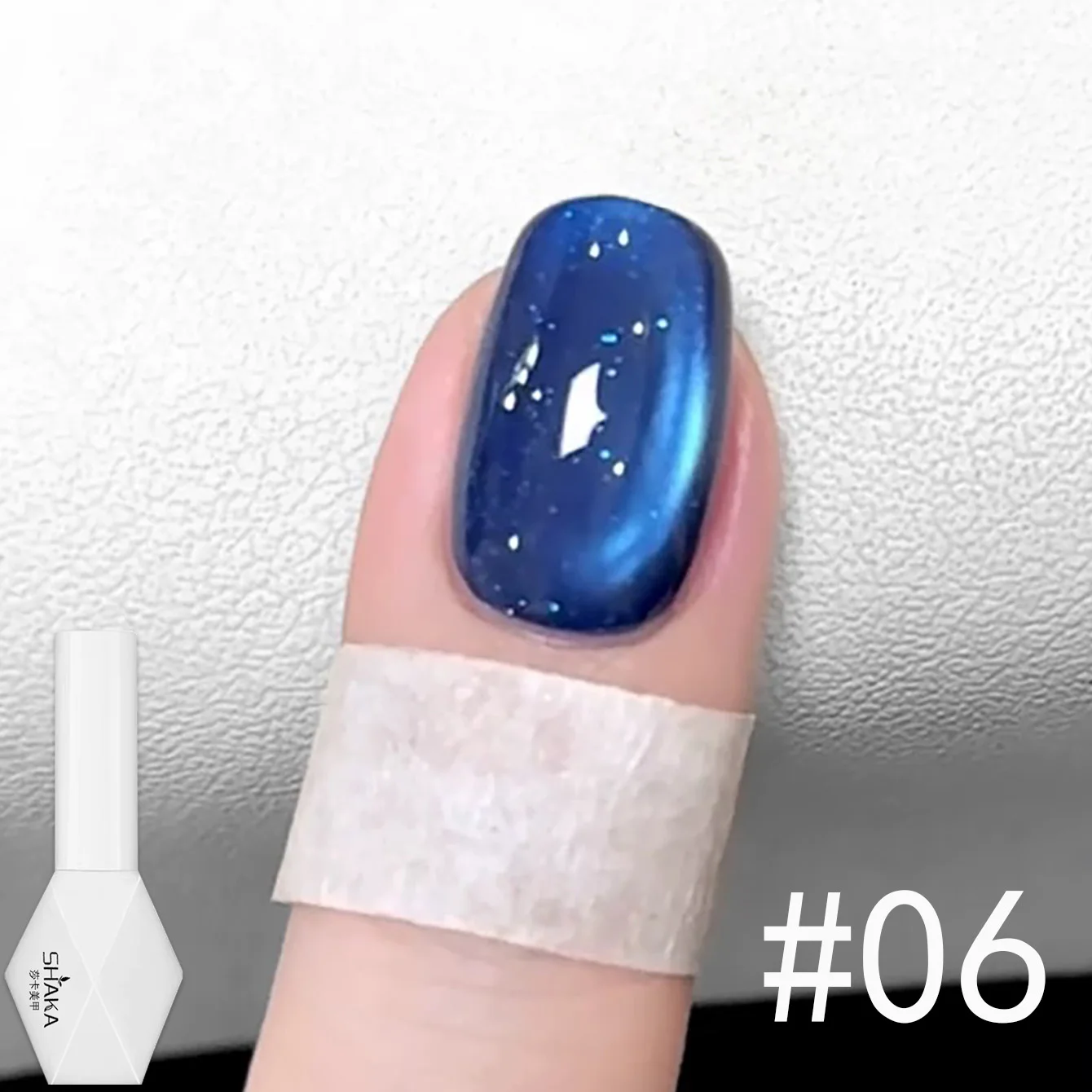 1-6 Stück SHAKA Sommer-Nägel Eis-Transparent Rosa Blau Rot Glasperlen Katzenauge Gel-Nagellack 2025 Aufhellender Beliebter Nagelsalon-Lack – Detail 8