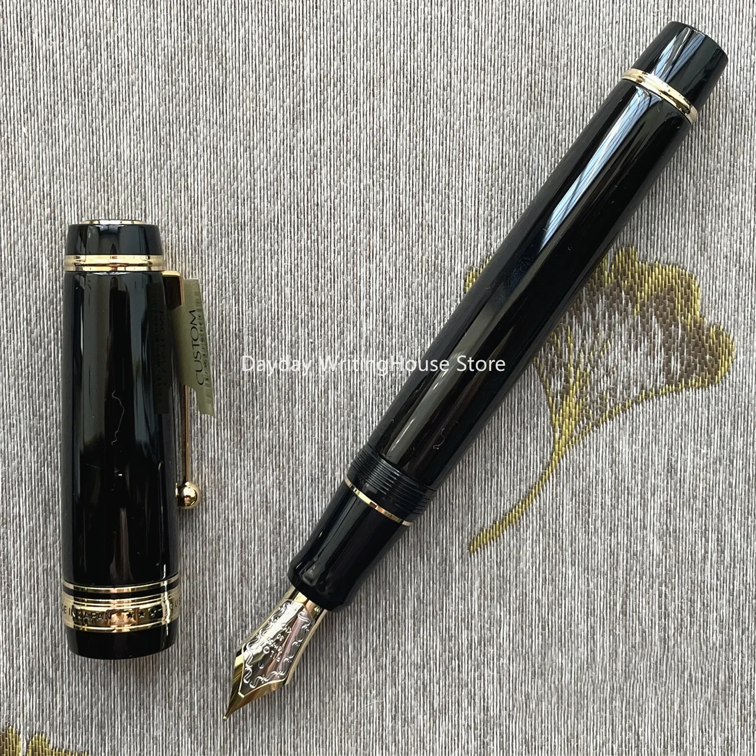 Pilot 30 Large Fountain Pen 18K Two-Color Nib CUSTOM URUSHI FKV88SR Dill Painted Hard Rubber Raw Paint Supplies Stationery Gift