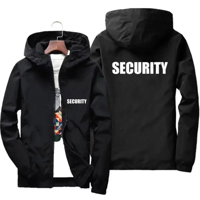 2024 Parent-Child Jacket Boys Girls SWAT Security Windbreaker pilot Thick Parkas Clothing Men's Zipper Bomber Coat Plus Size