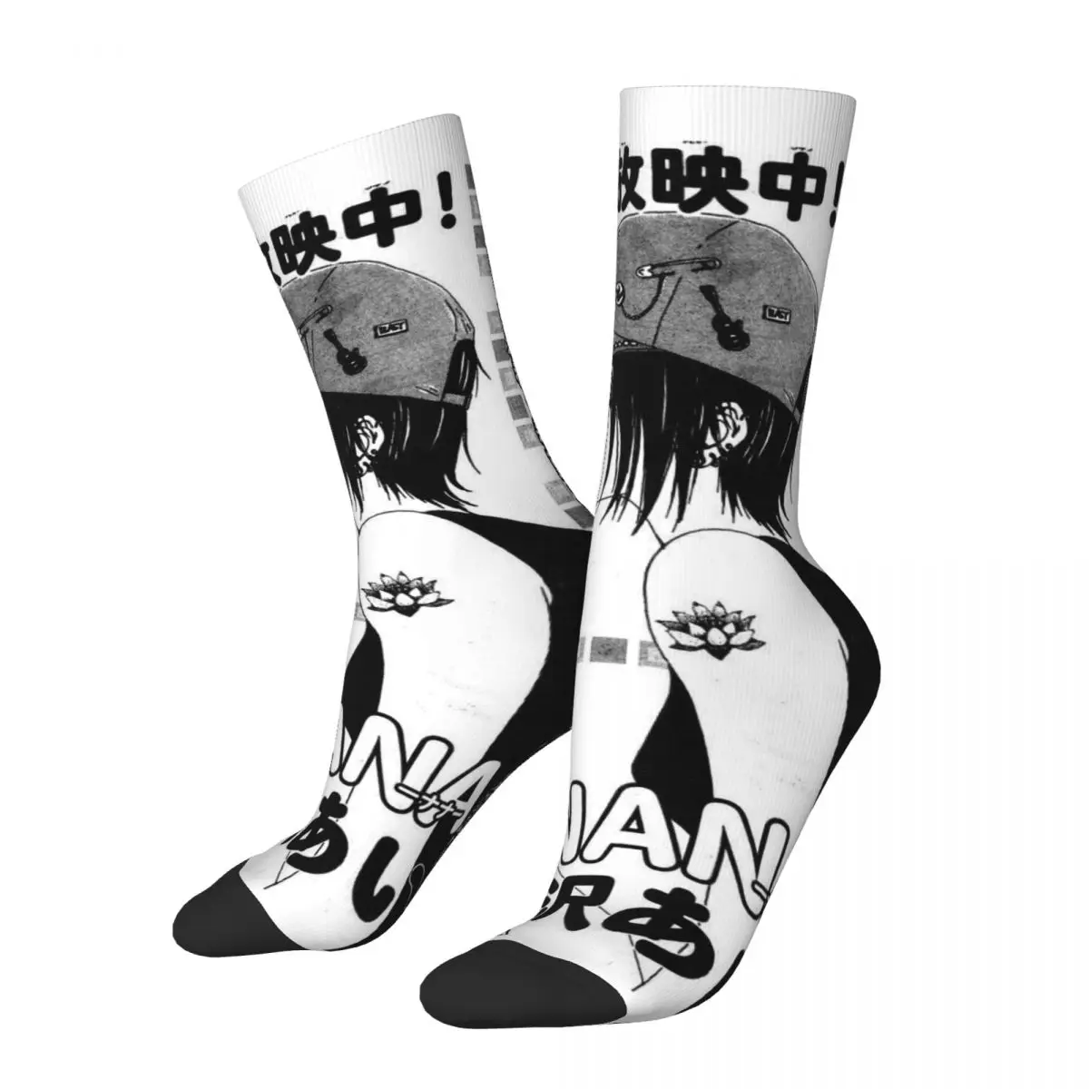 3D printing cosy Unisex Socks,Running Manga Nana Osaki Interesting Four Seasons Socks