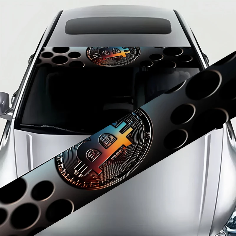 

Цельная декоративная полоса биткойн-техники из черного золота, высокопроизводительная декоративная наклейка, виниловая автомобильная пленка, устойчивая к ультрафиолетовому излучению и остатков