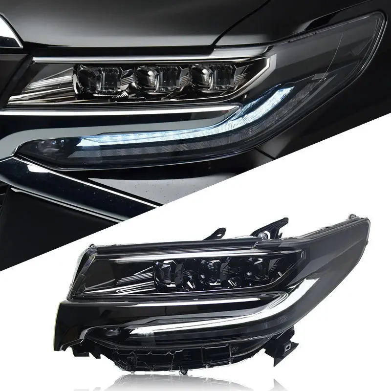 DRL Lamp Car Head Light LED Headlight For Toyota Alphard Vellfire 2015 2016 2017 2018 2019 2020 2021