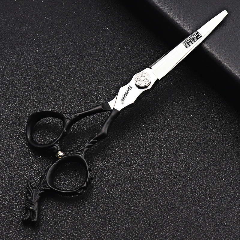 Genuine New Hairdressing Scissors Professional 6 Inch Barbershop Scissors Hair Stylist Special Scissors Flat Teeth Scissors