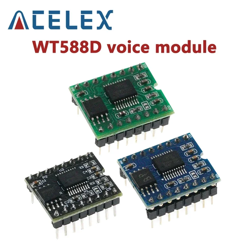 WT588D voice module voice chip can repeatedly erase high-quality voice downloads of 8M/16M/32M