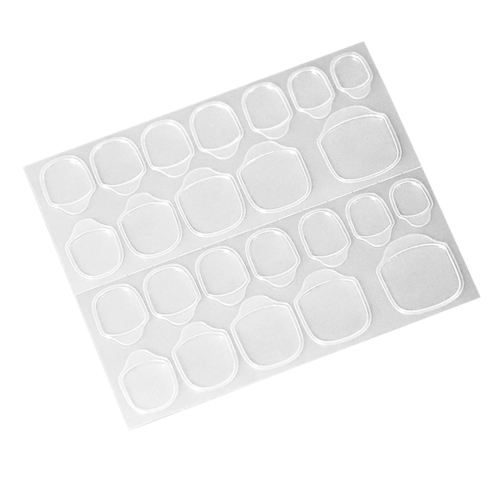 Adhesive Tabs Jelly Glue Tabs Waterproof Breathable Double Sided for Press On Nail False Artificial Nails