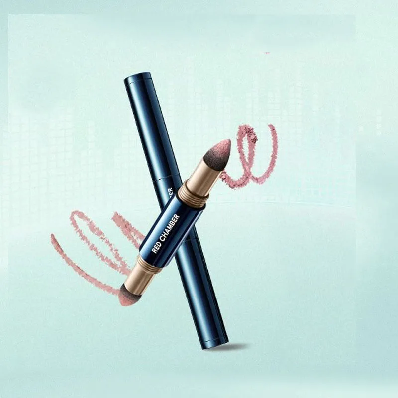 RED CHAMBER Dual-Ended Eye Stick – 2-in-1 Matte & Shimmer,Creamy Blendable Eyeshadow Pen,Highlighter & Blush Stick