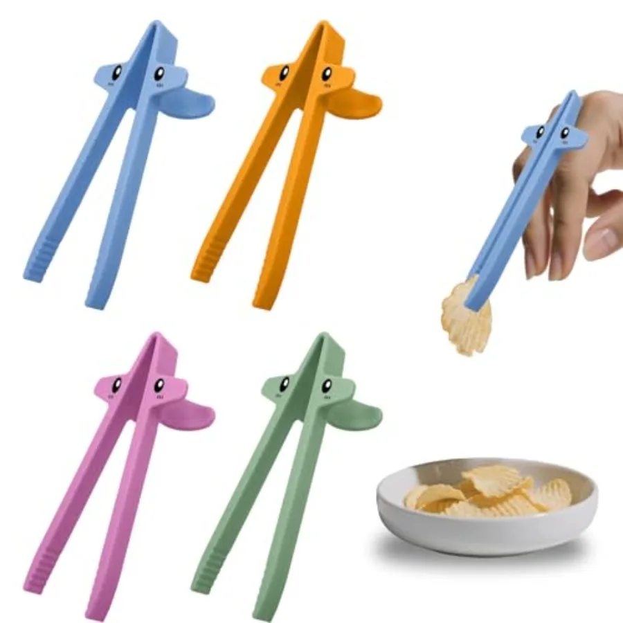 4 Pcs Finger Chopst… - image