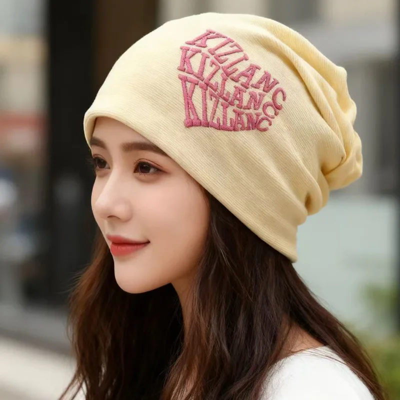 

Retro Love Cotton Crimped Stacking Hat Women's Trendy Brand Versatile Ins Wool Hat Warm Face Bag Head Hat