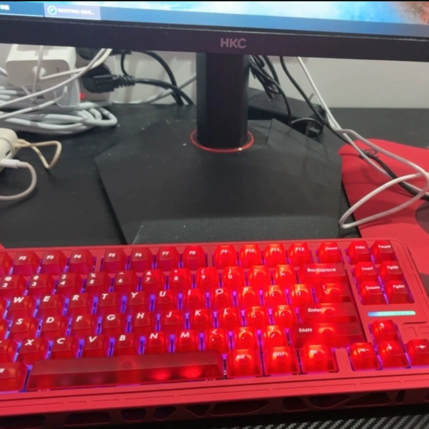 Wooting Keyboard 80he Fully Modified Magnetic Axis Gaming Keyboard Ergonomics Wired Mechanical Keyboard Office 520 Gift