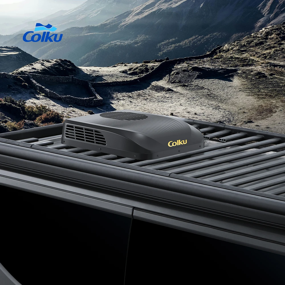 Colku GCB23A تكييف هواء مثبت على السقف 12 فولت 550 م 3 / ساعة حجم الهواء شاحنة ركن السيارة AC مع مبرد R32