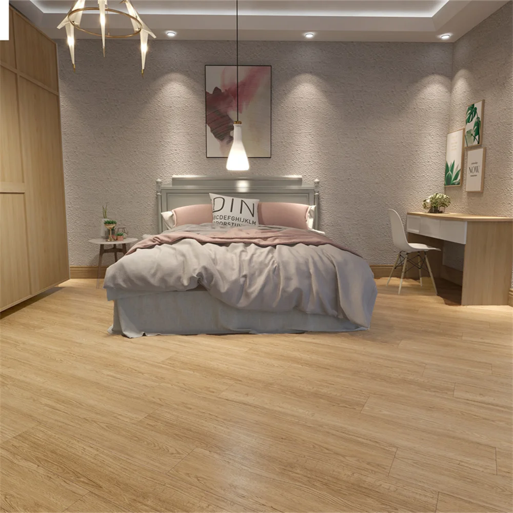 Waterproof 4mm 5mm 6mm 7mm Click Vinilo Laminados SPC Vinyl Flooring Plank Tile Plastic PVC De Vinilico Piso SPC Click