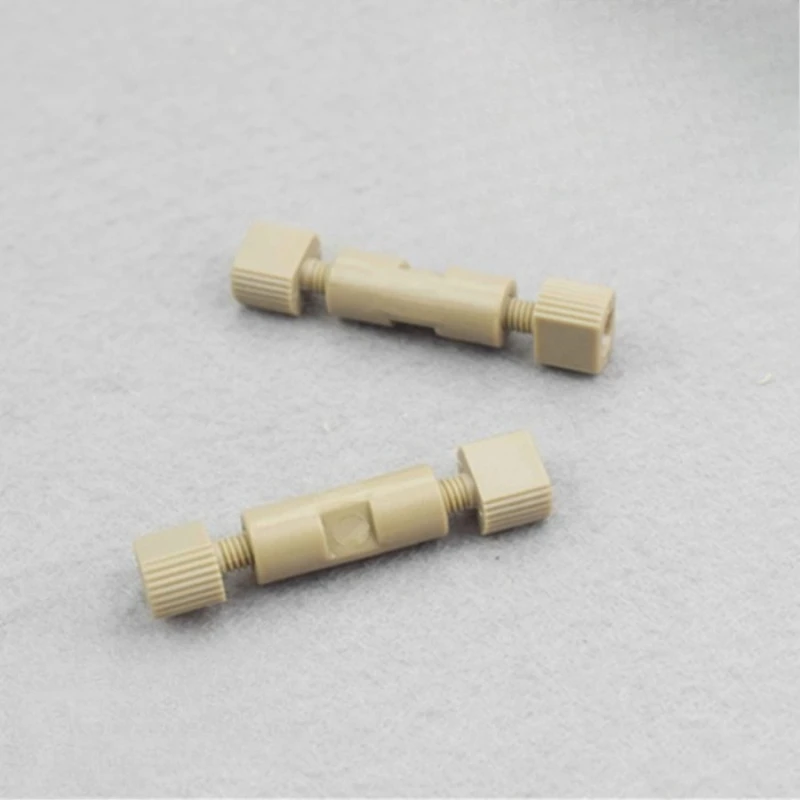 

1/16 PEEK Hand Screw Joint Two-way HPLC Connector for Shimadzu Agilent Waters Bi-pass Liquid Phase