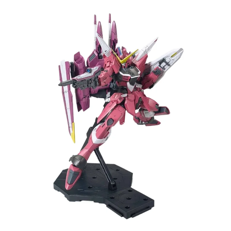 In Stock Genuine BANDAI Kidou Senshi Gundam SEED ZGMF-X09A Justice Gundam MG 1/100 Anime Cartoon Model Toys Anime Figure