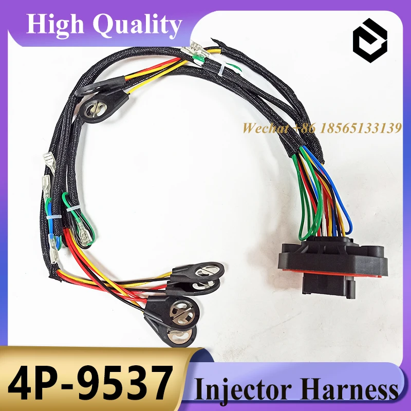 4P-9537 4P9537 Engine C-12 Injector Wire Harness 4p-9537 for Caterpilar CAT Engine 3176C 345B 365B E345B Excavator Parts