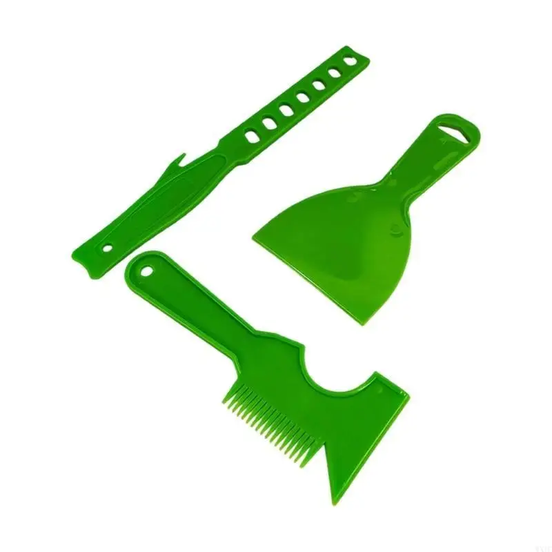 

WXTC Plastic Spatula Scraper Includes Putty Blade Paint Brush Roller Cleaner and Paint Stirring for Repairing Wall