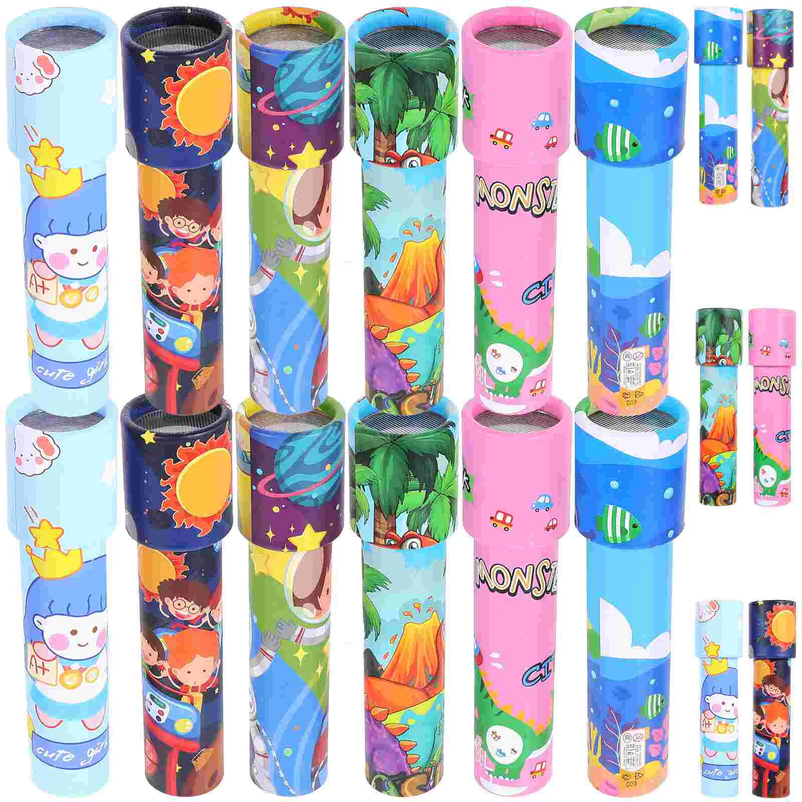 

30 Pcs Kaleidoscope Paper Children Explore Toy Kids Exploring Plaything Toys Kaleidoscopes Observation