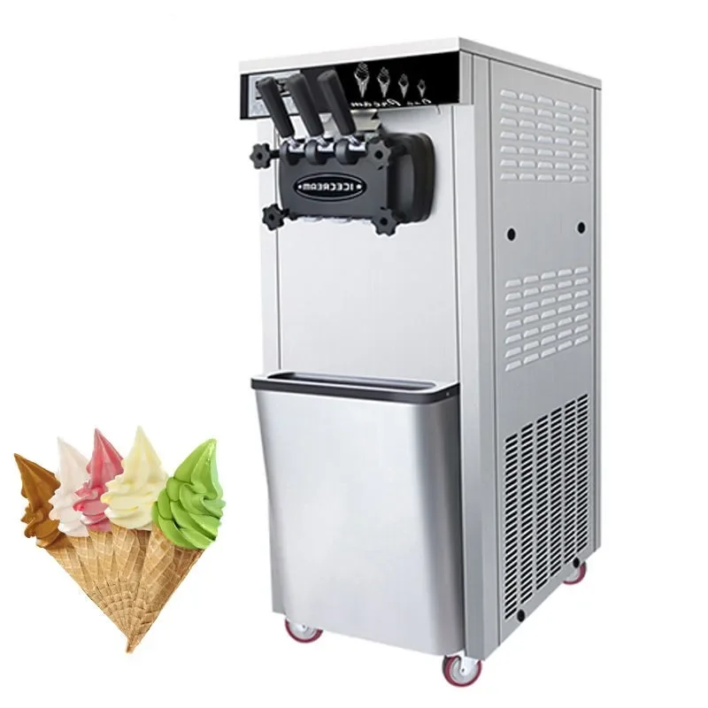 

Hot Sale R410a Stainless Steel Structure Portable Soft Ice Cream Machine Soft Serve Maker Machine