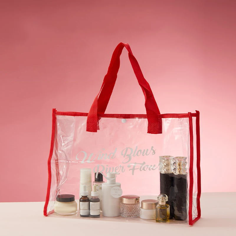 Borsa Tote da donna di grande capacità borse trasparenti impermeabili borsa a tracolla per lo Shopping femminile borsa portatile da spiaggia estiva