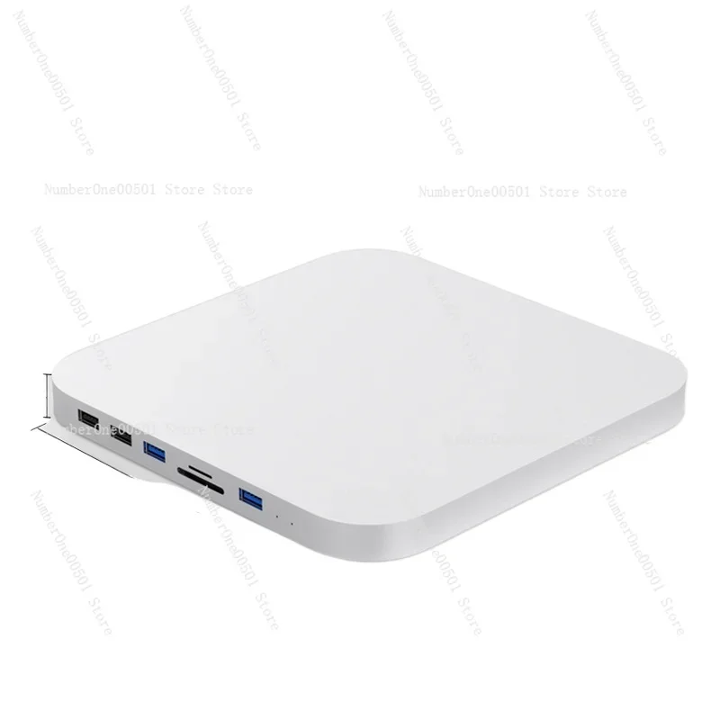 

Type-C Docking Station 7-in-1 Hub for Mac Mini Desktop Base with USB Expansion Hard Drive Enclosure -095