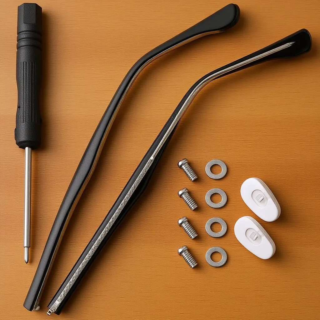 

1Pair Professional Glasses Temple Replacement Arms for Most Eyeglasses Sunglasses Myopia Reading Glasses Easy Install