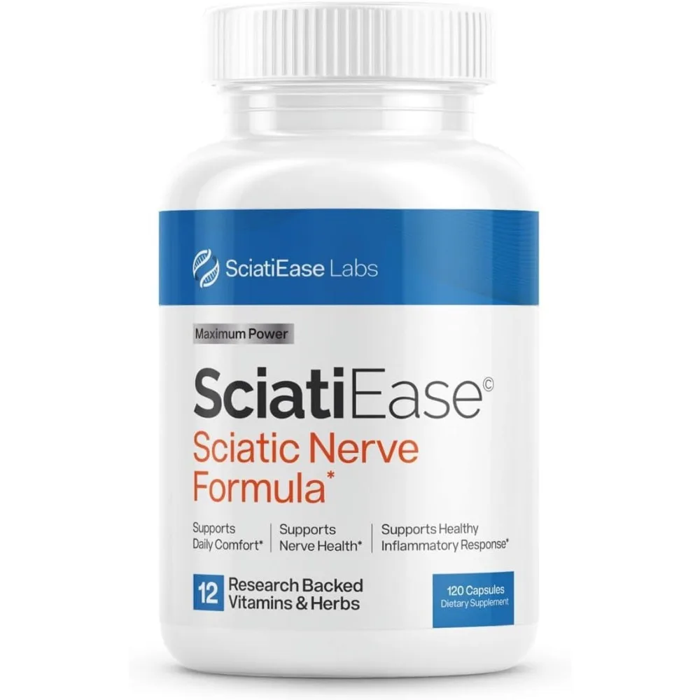 Sciatic Nerve Health Support - Supplement AlphaPalm, Pea, Vitamin B Complex, Alpha Lipoic Acid 300 Mg Nerve Support Formula