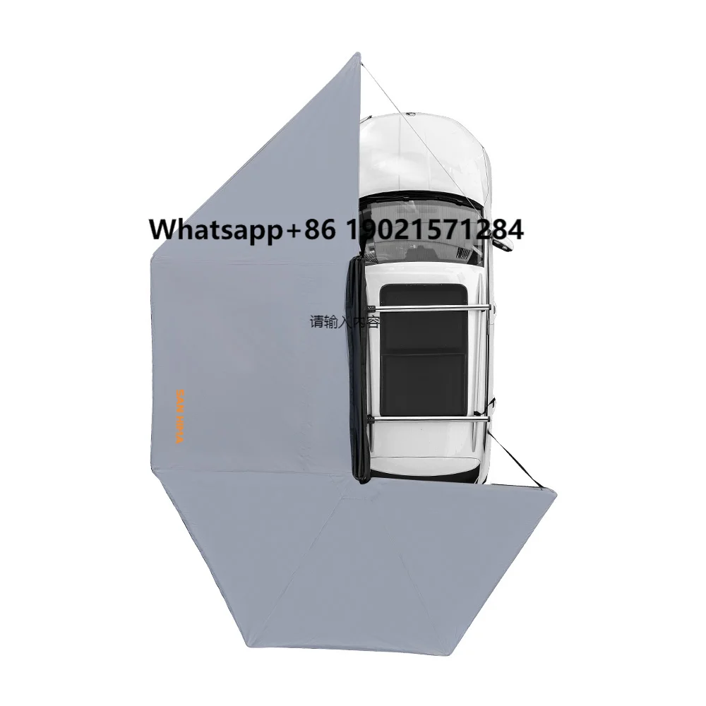 

SAN HIMA Outdoor Camping Car Side Awning Tent 270 Degree Awning Free Standing 4x4 4WD Awning Tent