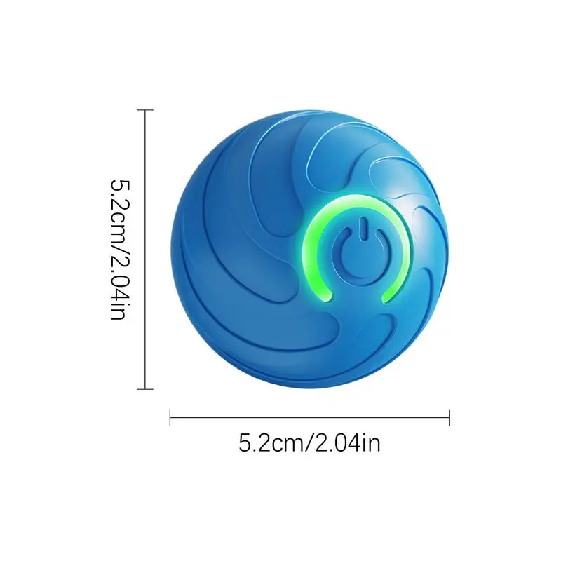 1 قطعة لعبة الكلب الذكية الكرة الإلكترونية التفاعلية لعبة الحيوانات الأليفة تتحرك الكرة USB التلقائي تتحرك كذاب لجرو هريرة هدية عيد ميلاد